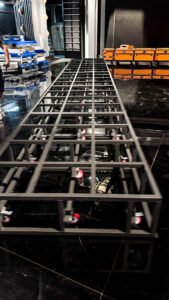 Estructura de soporte para pantallas LED en Televisión Canaria