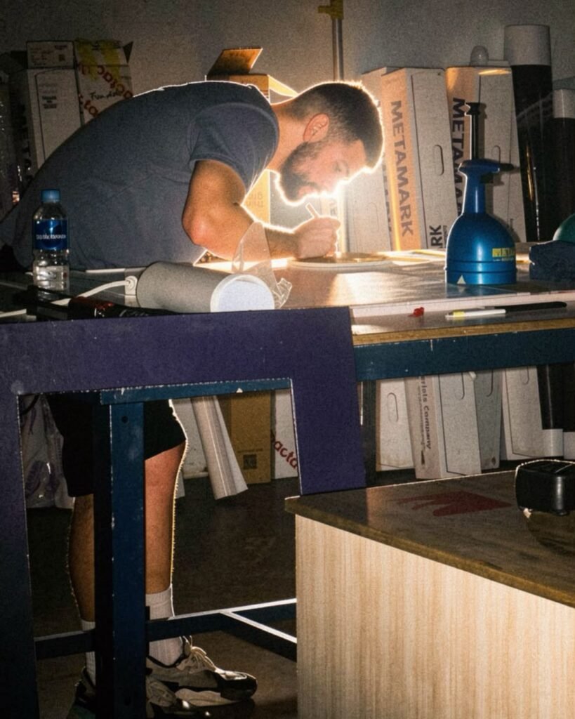 Nuestro equipo trabaja en el ensamblaje y revisión de corpóreos retroiluminados antes de su instalación. Cada pieza se fabrica a medida y se revisa cuidadosamente para garantizar un acabado de máxima calidad.