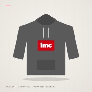 Imagen ilustrativa de sudadera personalizada personalizable con el logotipo de tu marca